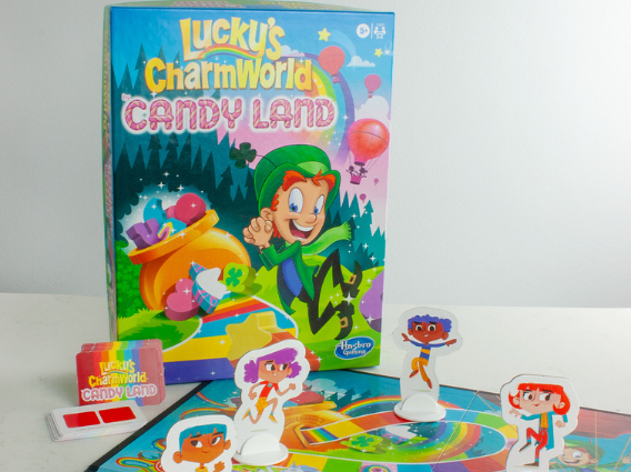 Lucky Charms Candy Land board game
