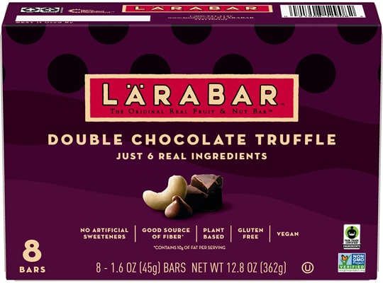 larabar double chocolate truffle bar